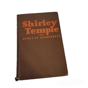 Vintage 1945 Shirley Temple book brown